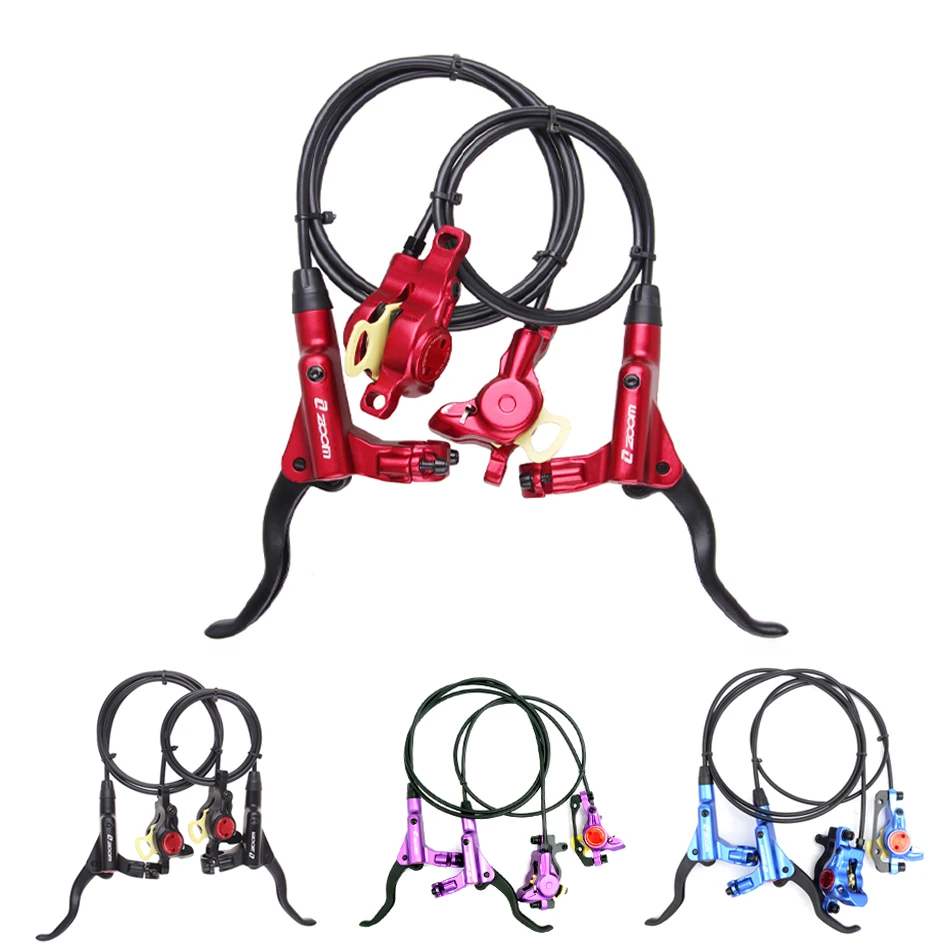 Freno A Disco Idraulico Per Mountain Bike | Doppio Pistone | Pastiglie In Resina | Per Manubrio 22.2mm - Foto 8