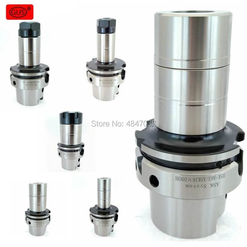 

GUS High-speed CNC tool holder HSK63A-ER16 20 25 32 40 SK10 16 GER High-precision HSK63A holder