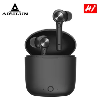 

aisilun Hi wireless tws earbuds bluetooth earphone stereo sport earbuds wireless headset with charging box built-in microphone