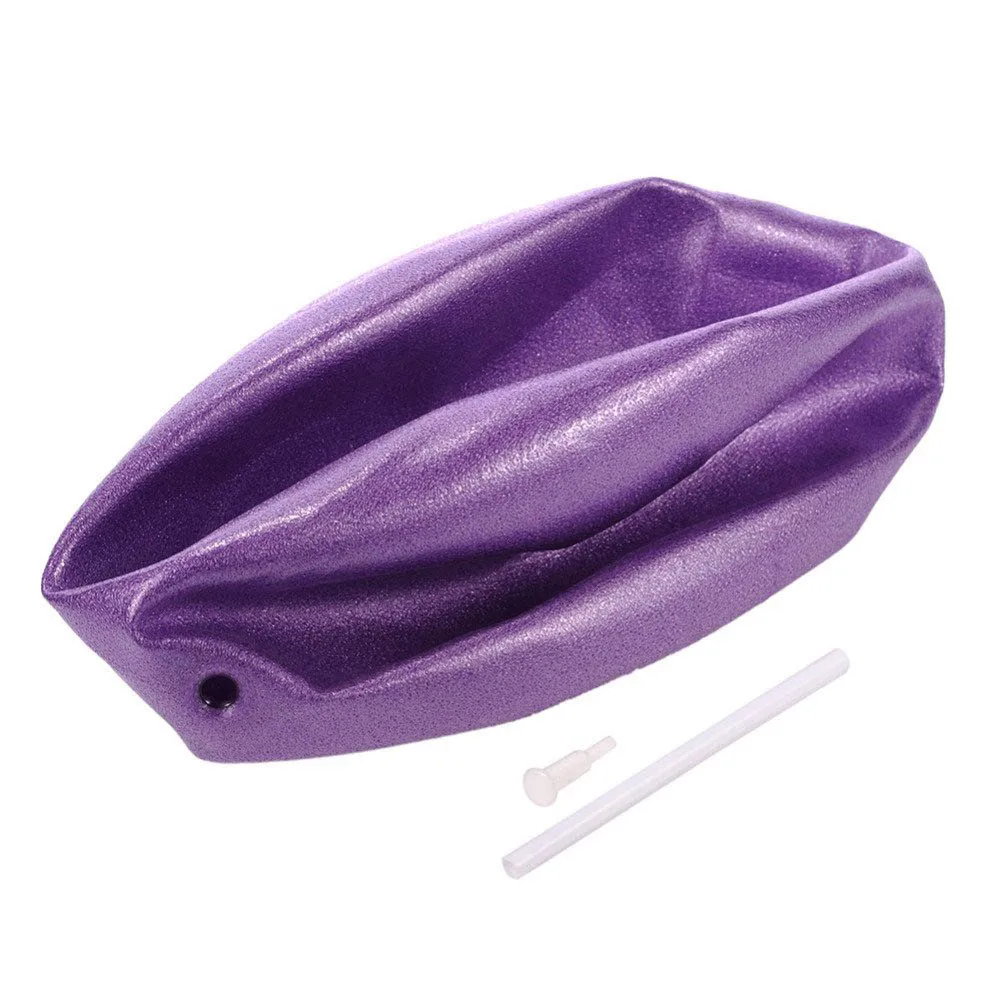 Mini Yoga Ball Small Exercise Pilates Balls with Inflatable Straw PVC 25cm Yoga Massage Ball Gym Home Stability Core Training (6)