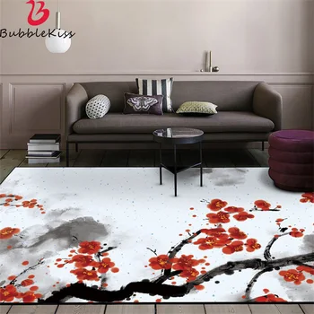 

Bubble Kiss 2020 Chinese Plum Blossom Pattern Carpet Non-Slip Customized Area Rugs for Living Room Home Bedside Bedroom Carpets