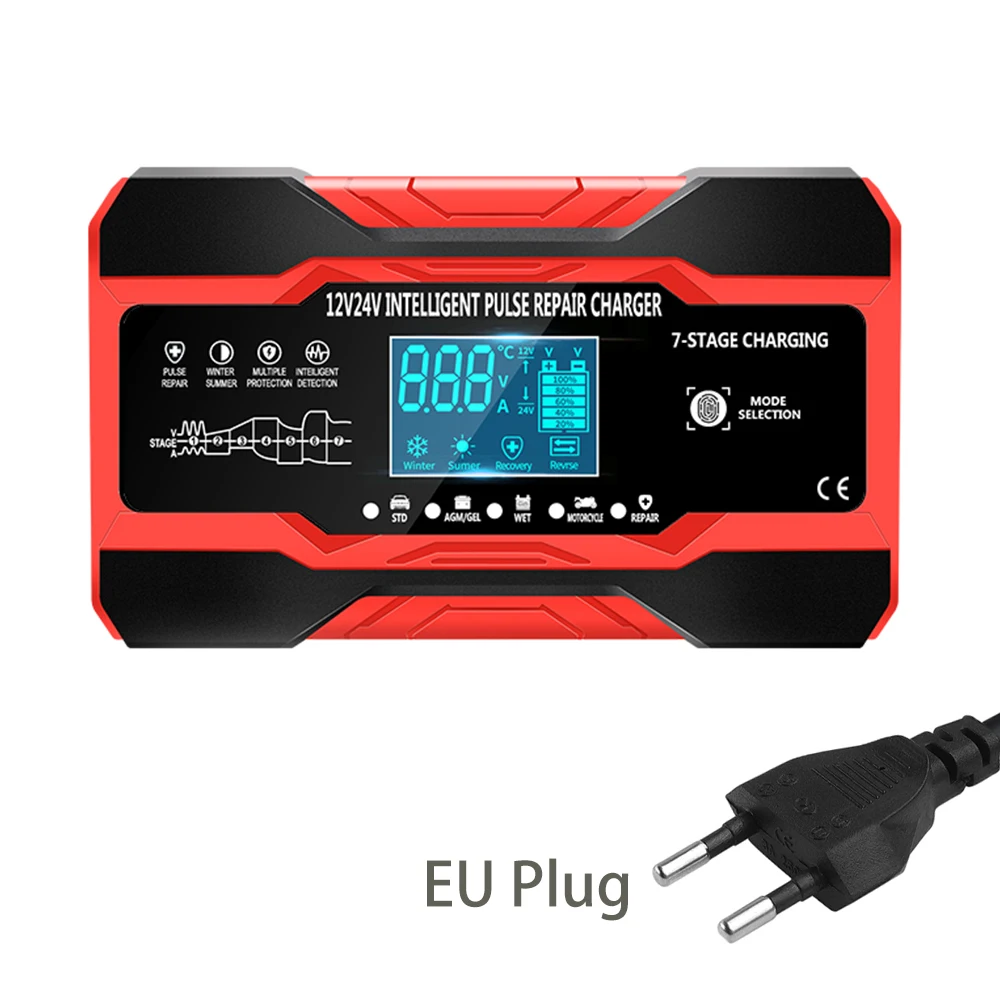 Red EU Plug