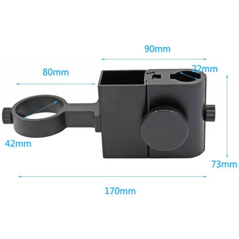 Microscope Lifts Arms For Industrial Microscope Camera Height Adjustment 40Mm Lens Support Ring