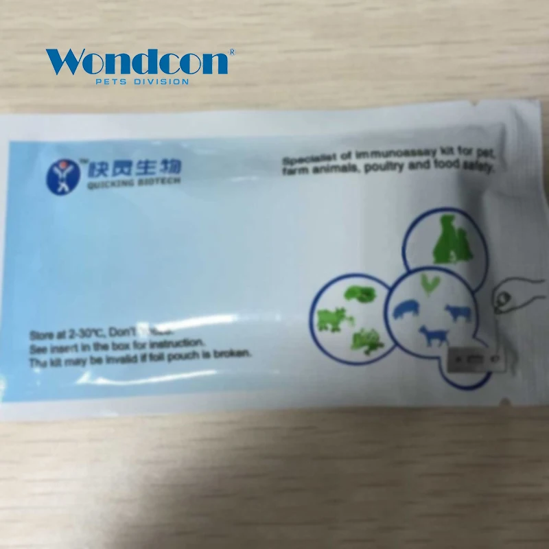 Ветеринарный собачий комбинированный экспресс-тест CDV+ Toxo Ag Canine Disteimper Virus+ Toxoplasma Gondii Antigen комбинированный экспресс-тест