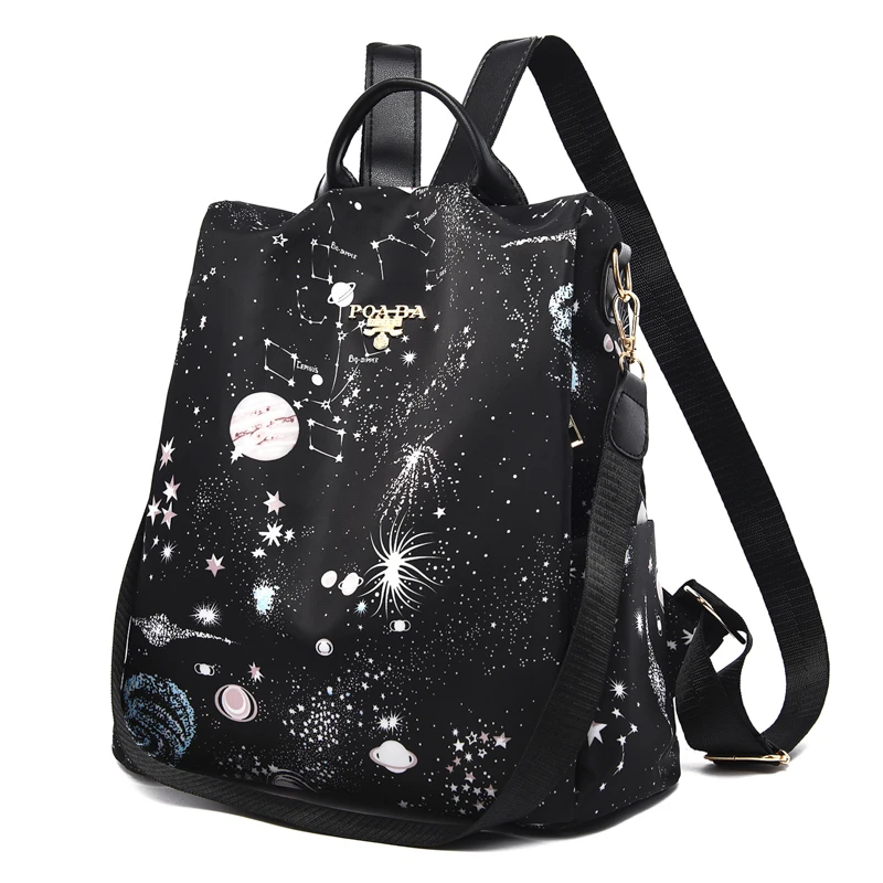 Fashion Anti Theft Women Backpack Durable Fabric Oxford School Bag Pretty Style Girls School Backpack Female Travel Backpack