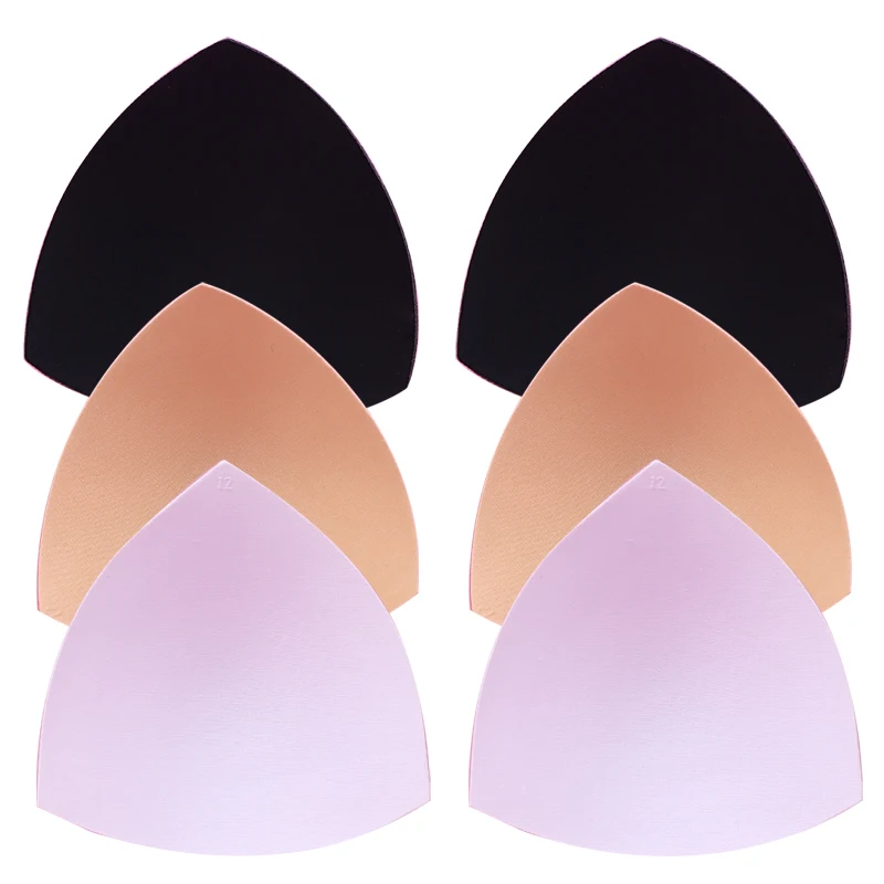 

2pcs/1pair Women Sponge Bra Pads Swimsuit Bikini Breast Push Up Bra Pads Breast Enhancer Inserts Bikini Padding Bra Accessories