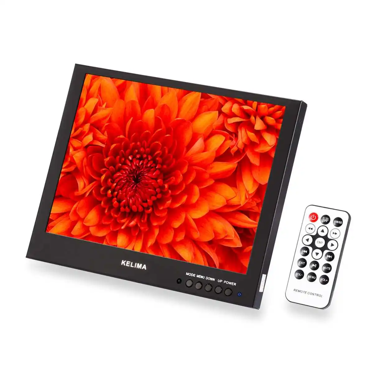 

Kelima 10.1 Inch Car Headrest Monitor DVD Video Player IPS Screen Touch Button Game Remote Control stereo Reversing image