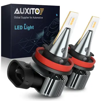 

AUXITO 2x H8 H11 H16 JP LED Bulbs H9 H10 LED CSP Car Fog Lights 12V 24V Car Daytime Running Lamp 6000K White 3000K Gold Yellow