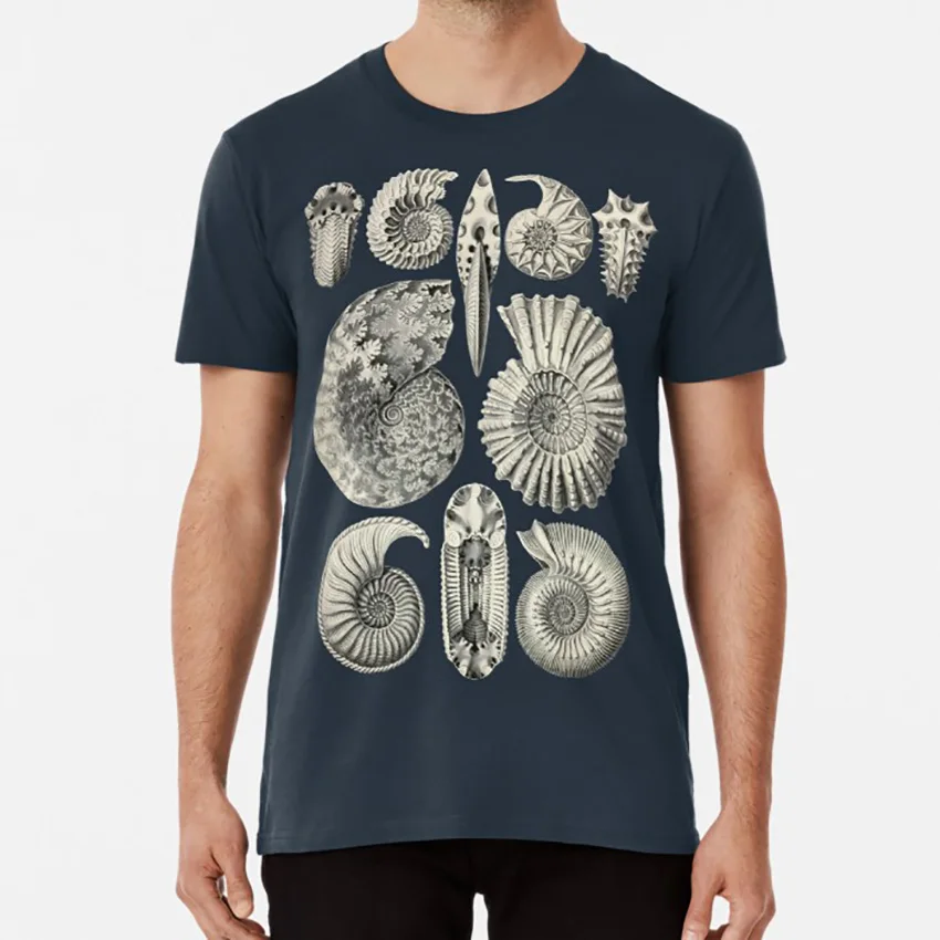 Haeckel иллюстрация футболка странные ernst haeckel животных морской житель насекомых