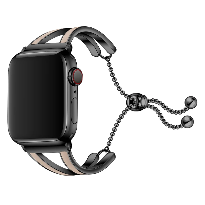 M Взрослый модный браслет, ремешок для apple watch, версии 4321 сменный ремешок для apple для наручных часов iwatch, 44/42/40/38 женского - Цвет: M