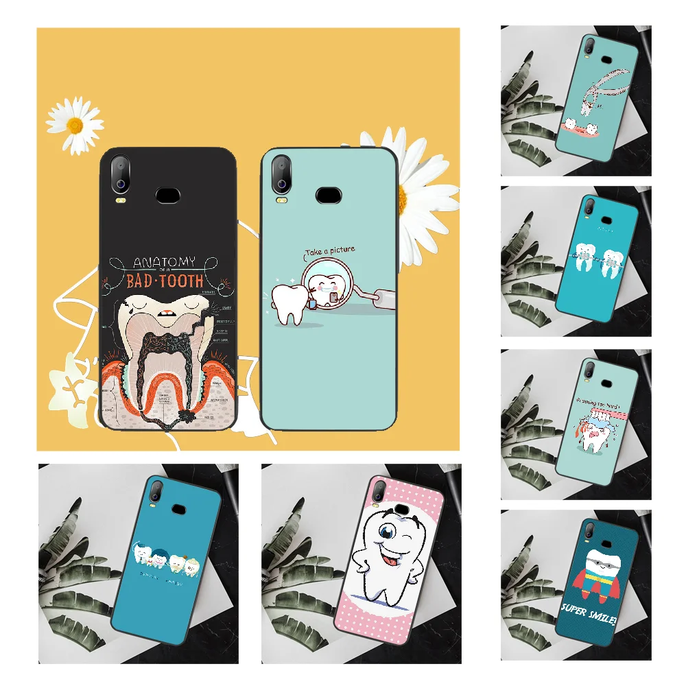 NBDRUICAI зуб мудрости стоматолога LoveClear чехол для Samsung A10 A20 A30 A40 A50 A70 A71 A51 A6 A8 2018 |