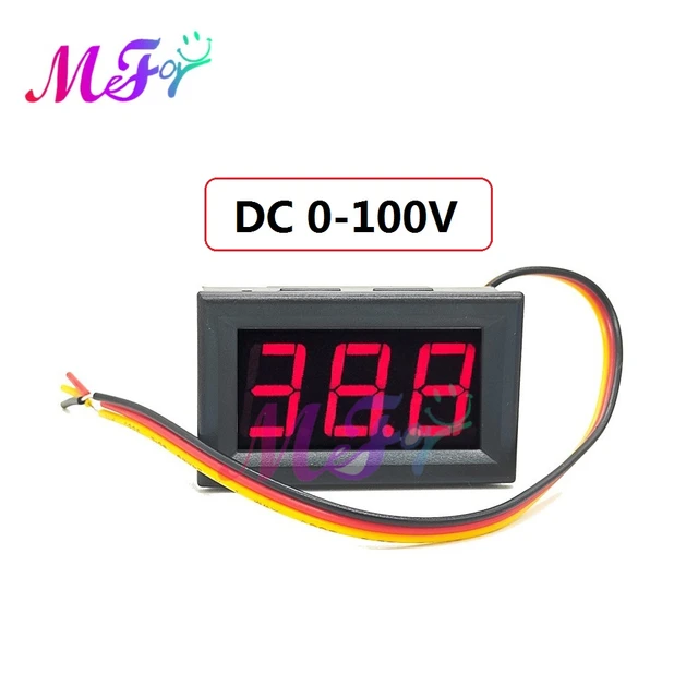 12V-60V LED Digital-Panel-Meter Voltmeter Spannungsanzeige Auto