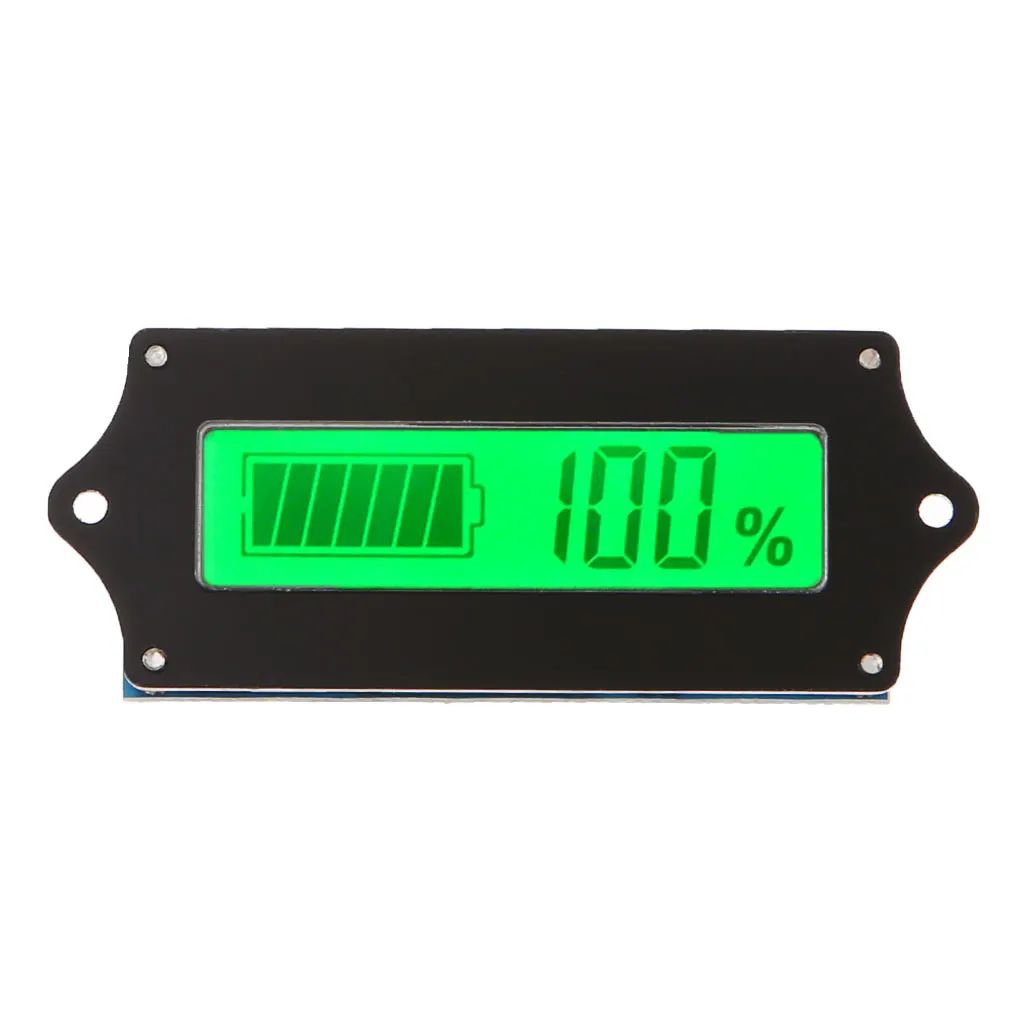 

12V/24V/36V/48V/60V/72V LED Lead Acid Storage Battery Indicator Tester Gauge Monitor