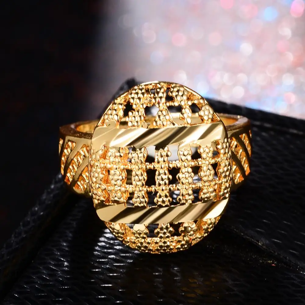 Wando Ethnic epiecia 24k золотые свадебные кольца для мужчин и женщин уникальный дизайн
