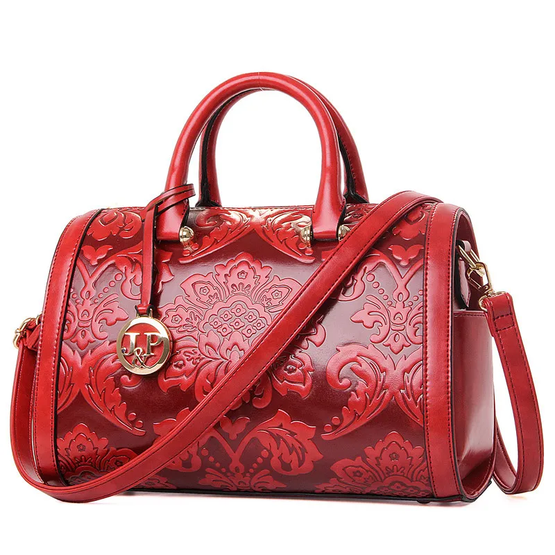 

Ethnic-Style Embossed Bag Bridal Bag 2015 New Style WOMEN'S Fashion Handbag Big Brand Boston Bag Hand Single-shoulder Crossbody