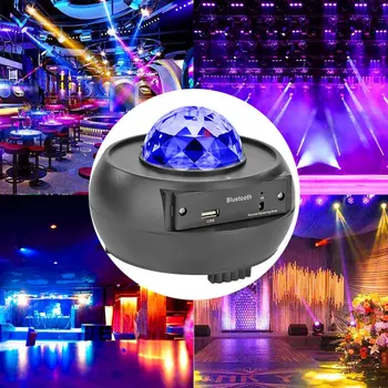 

Colorful Starry Sky Projector Blueteeth USB Voice Control Music Player LED Night Light Romantic Projection Lamp Birthday Gift