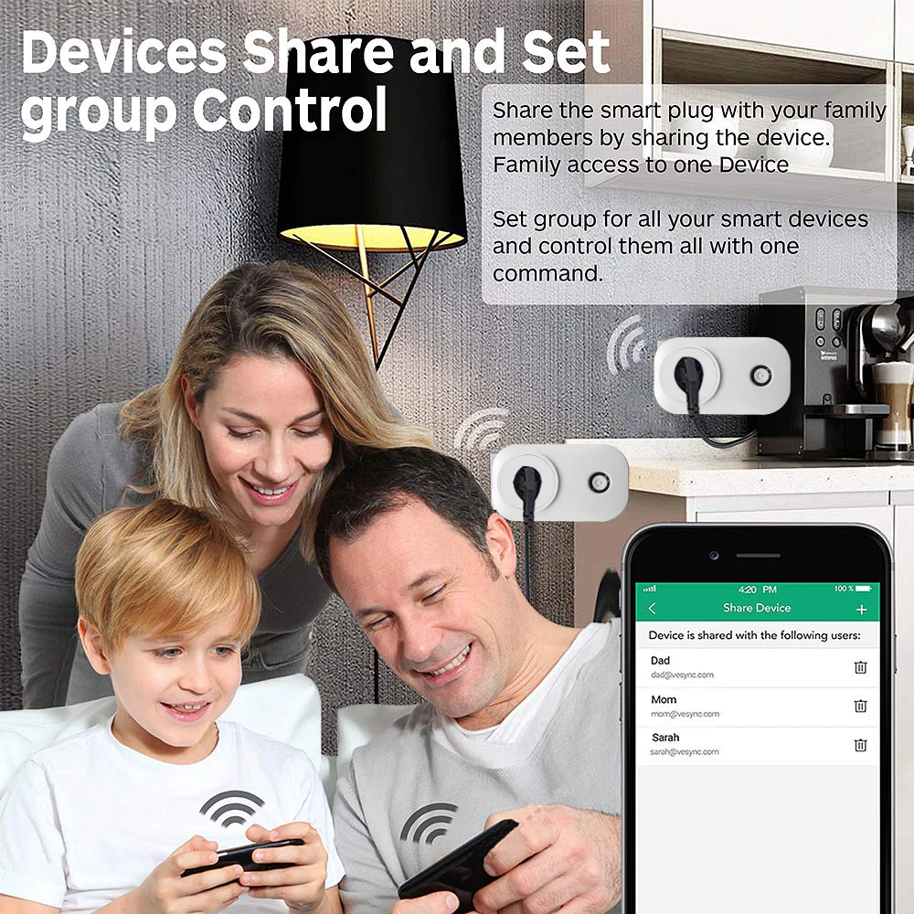 Умная розетка, Италия, Wifi, умная розетка, Чили, розетка, монитор питания, туя, приложение Smart Life, работает с Alexa Google Home