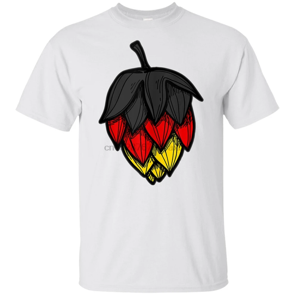 MenS German Flag Hops Oktoberfest Beer Drinking T-Shirt Size M-3Xl Short-Sleeved Tee Shirt | Мужская одежда