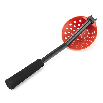 

Winter Ice Fishing Tools Iron Ice Skimmer Fishing Ice Scoop with Wood Handle Outdoor Ice Fishing Tackle Tool Accessories