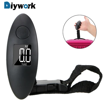 

DIYWORK 100g/40kg 88Lb Fishing Scale LCD Display Digital Scales Travel Handheld Weighing Electronic Luggage Scale