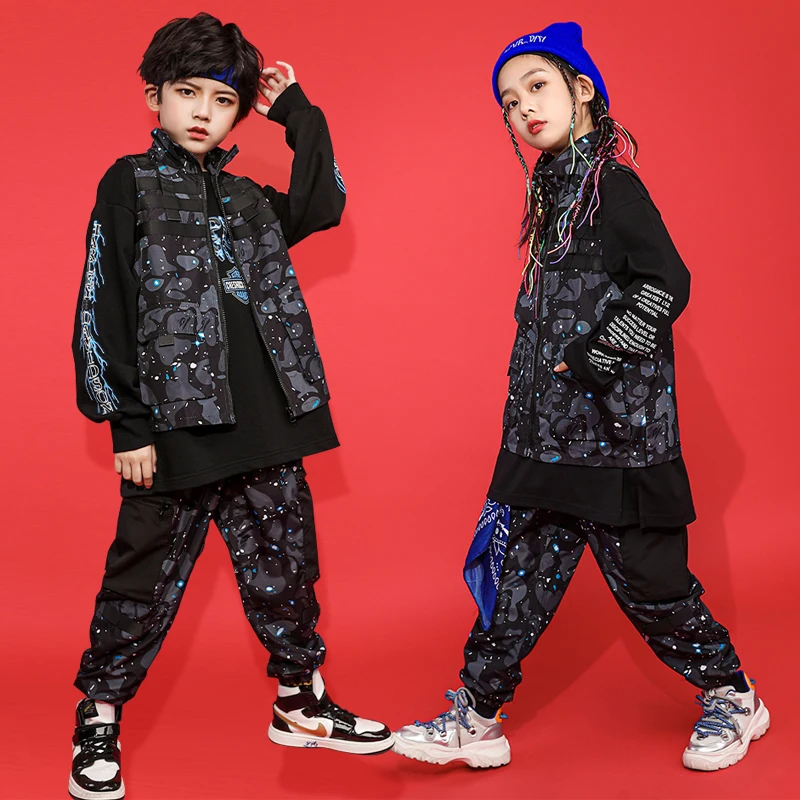 絶賛ヒップホップダンスの服黒ステージ衣装ストリートダンスの摩耗ファッションを着たダンサーの衣装デザイナー服dl7162 Aliexpress