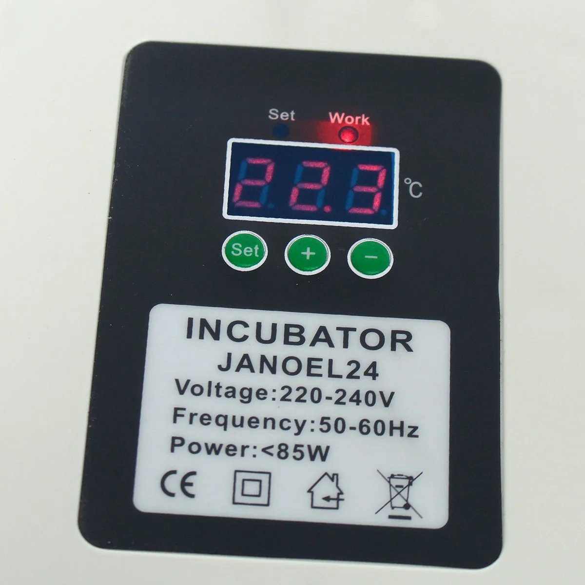 180V/240V 50-60HZ 85W Auto-Turning Digital 24 Eggs AU Plug Incubator Automatic Hatch Chicken Duck Egg 43x29x22.5cm Simple