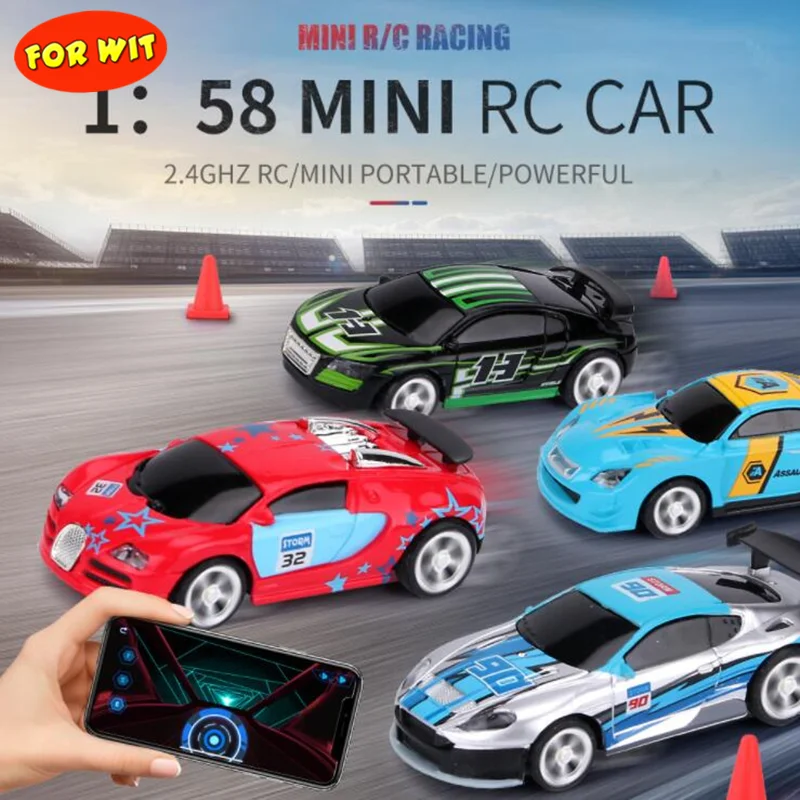 1:58 Мини R/C гоночный автомобиль телефон с Bluetooth управление через приложение Driftting 2