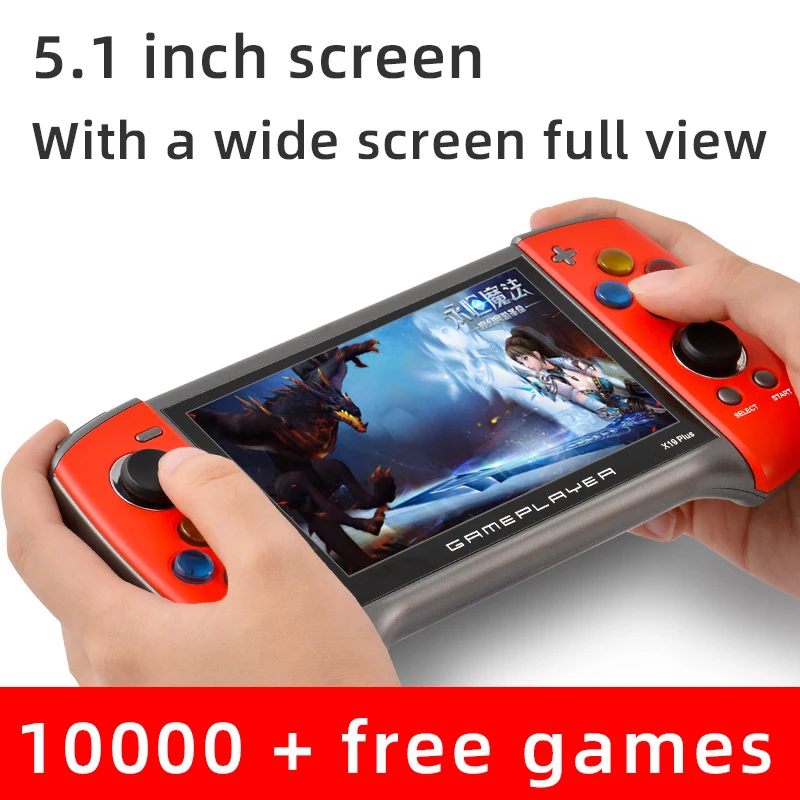 Игровая консоль X19 Plus 5 1 дюйма ностальгическая Классическая игровая с двойным