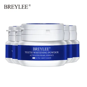 

BREYLEE Teeth Whitening Powder Toothpaste Dental Tools White Teeth Cleaning Oral Hygiene Toothbrush Gel Remove Plaque Stain 5pcs