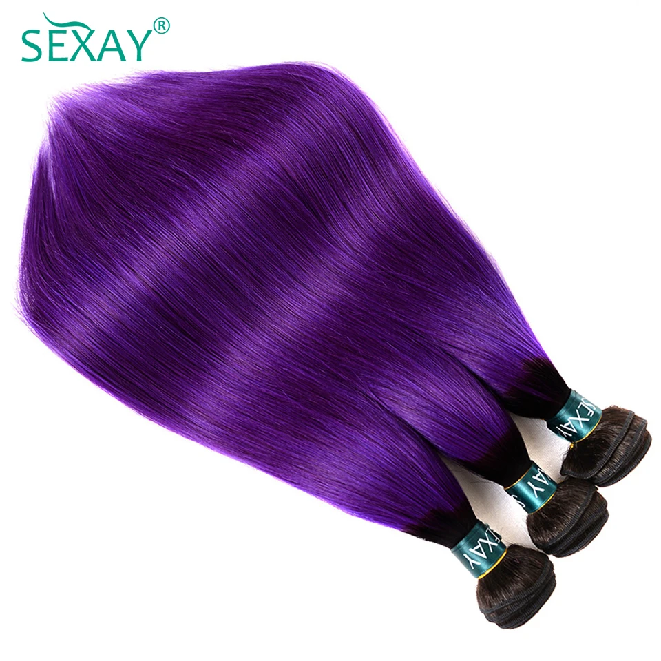 Remy Brazilian Bone Straight Human Hair Weave Two Tone Colored Ombre Bundles 1/3/4 Pcs human hair extensions human hair bundles human hair bulk