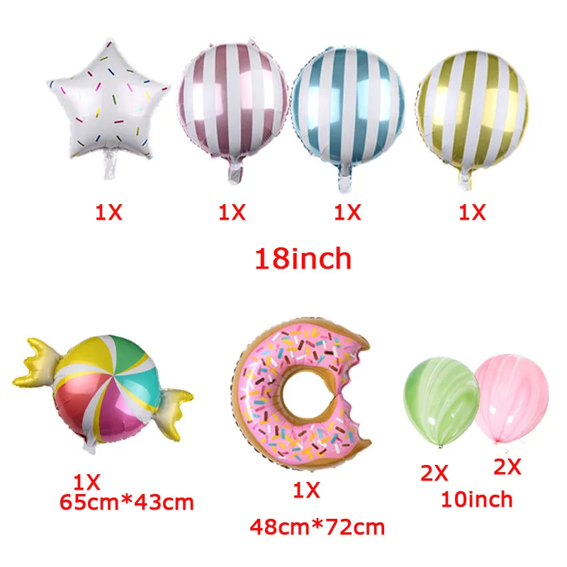 Lot De 12 Ballons En Aluminium Forme De Fruits – Déco Fête Bébé – Multicolore