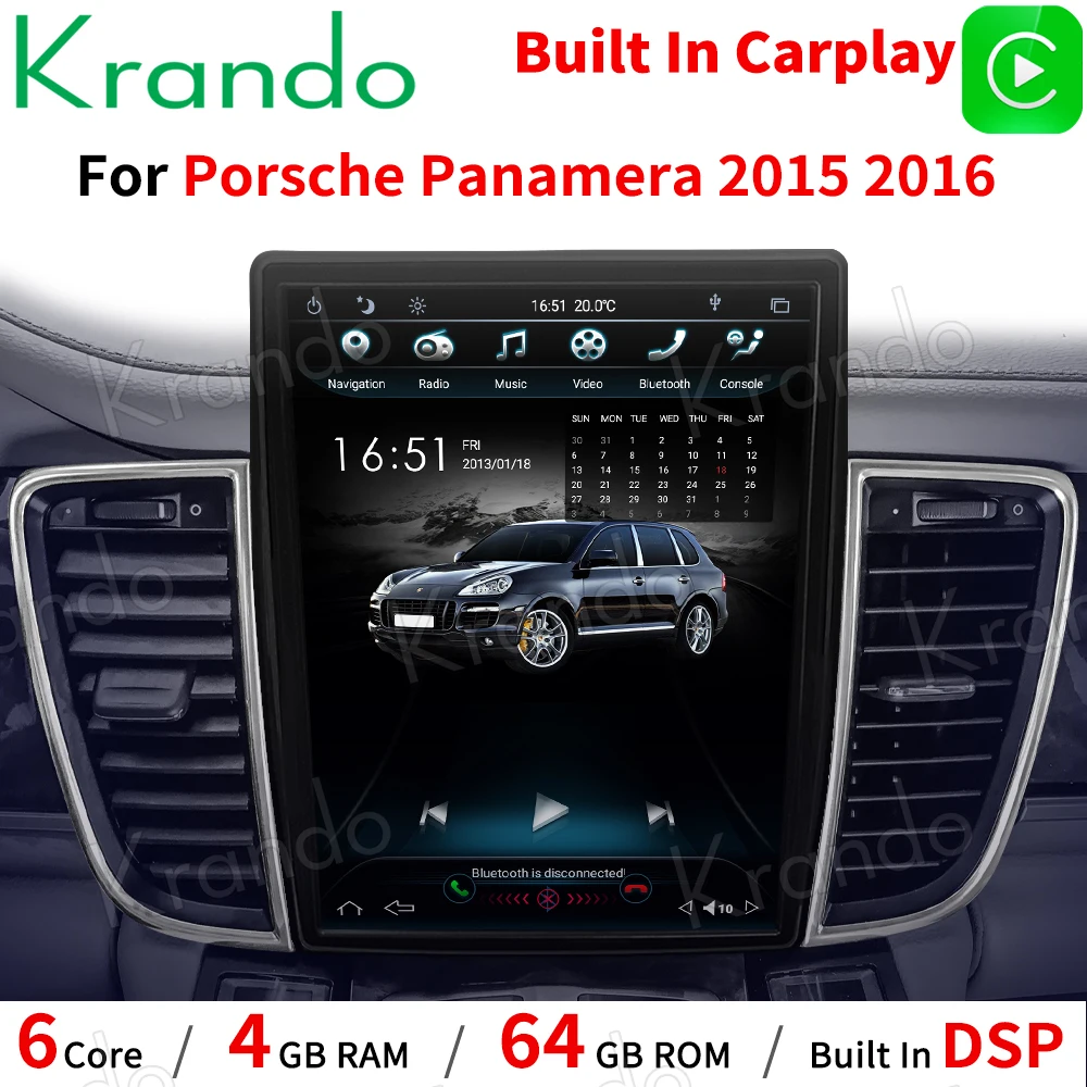 

Android 10.0 10.4/8.4" Tesla Style Car Radio Audio Multimedia Player For Porsche Panamera 970 G1 2011-2016 Navigation GPS