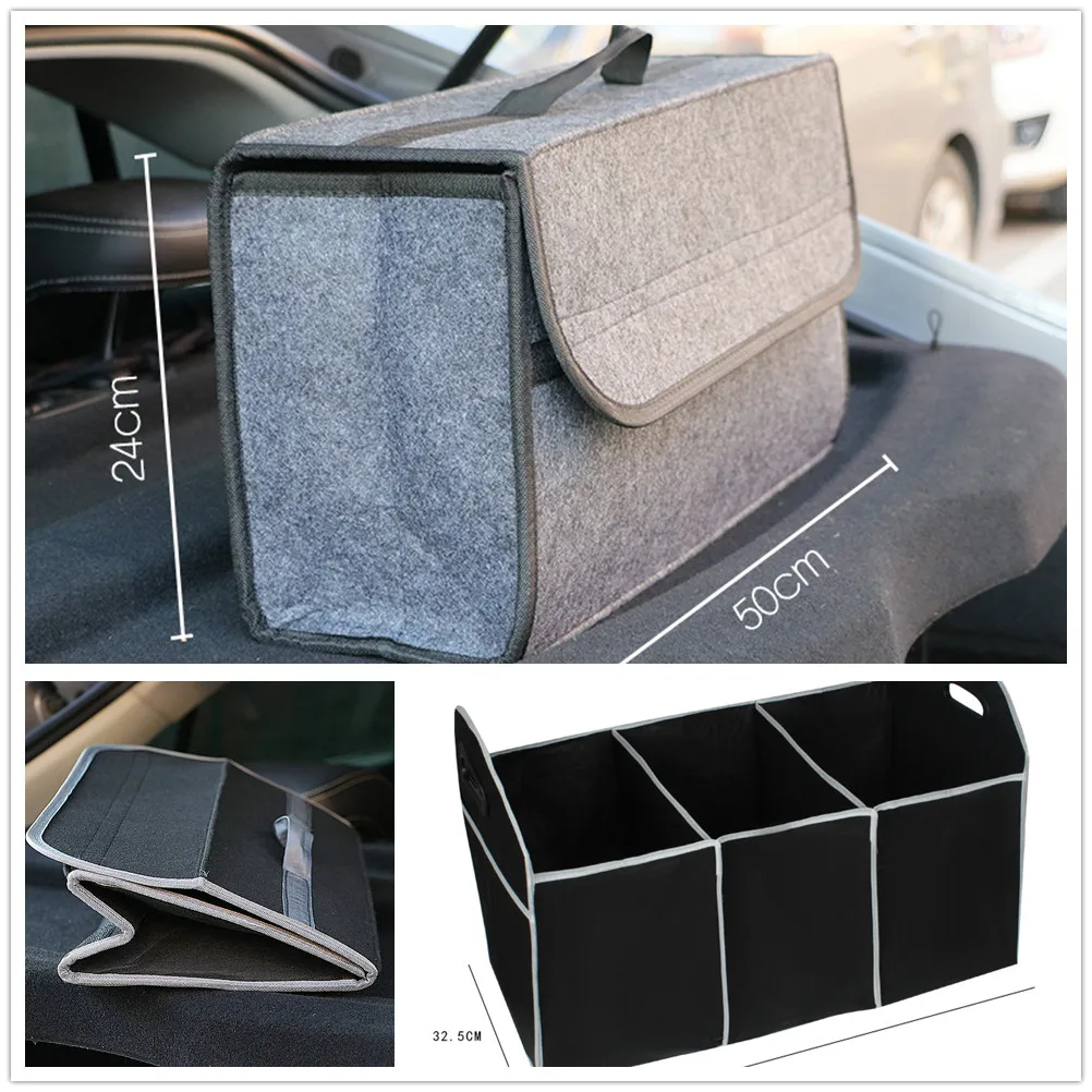 Folding Car Trunk Organizer Storage Bag Box Container for Hyundai Tucson 2018 Suzuki Vitara Swift Jimmy Samurai Alto Seat Ibiza |