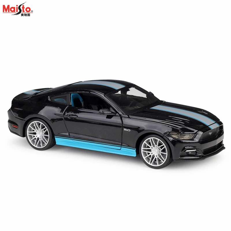 

Maisto 1:24 Modified car 2015 Ford Mustang GT Assembled simulation alloy car model crafts decoration collection toy tools
