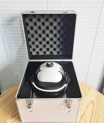 Helmet type headset 9D human body NLS health analyzer with Meta-Therapy