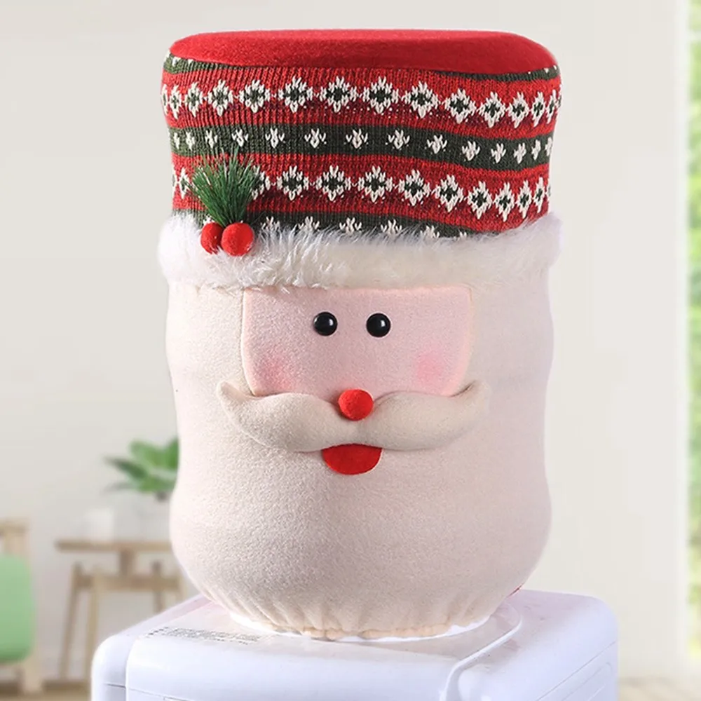 A 37x25cm Милые корзины, чехлы на Рождество, крышка от пыли, ведро для воды, диспенсер, контейнер, очиститель бутылок, Рождественское украшение для дома 37X25 см - Цвет: A 37x25cm