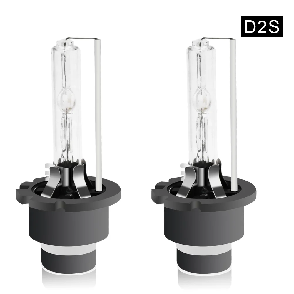 One Pair Xenon D1S D2S D3S D2R HID Bulb 35W Metal Base Xenon Lamp For Car Headlight 4300K 5000K 6000K 8000K car accessories