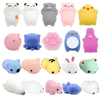 

20PC Mini Cute Squeeze Funny Toy Soft Stress And Anxiety Relief Toys DIY Decor Purchasing Free shipping H4