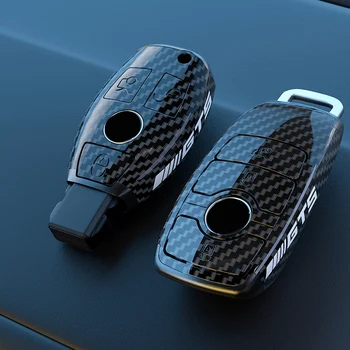 Custodia per Chiave/telecomando per Mercedes Benz A B C E GL S GLA GLK CLS classe AMG W204 W205 W212 W463 W176 - New Fashion Car Key Case Cover Shell Holder per Mercedes Benz A B C E