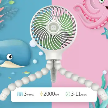 

Mini Handheld Fan Flexible Metal Silicone Surface Portable Folding USB Charging Cartoon Cooler With Mobile Phone Bracket