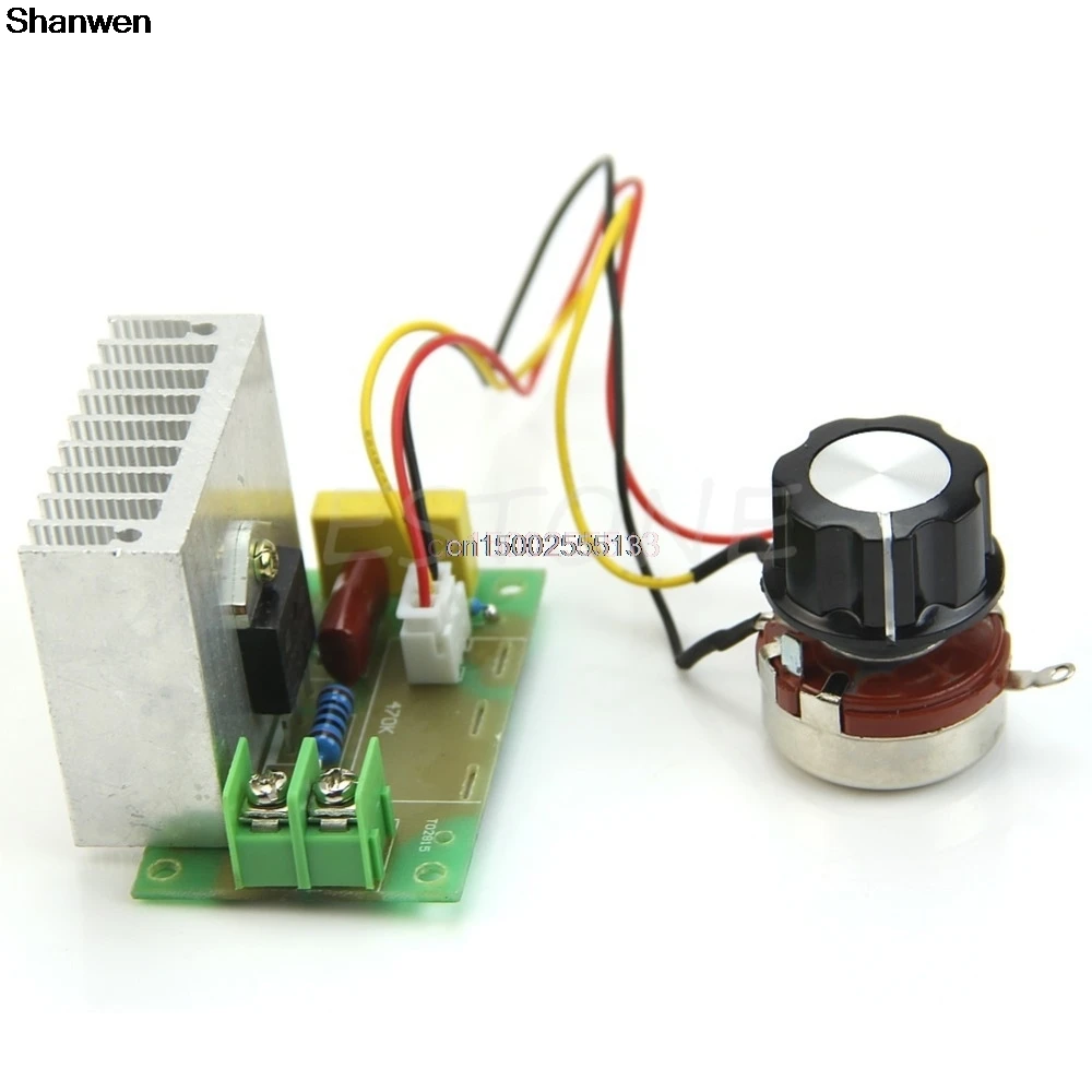 

4000W High Power Thyristor Electronic Volt Regulator Speed Controller Governor