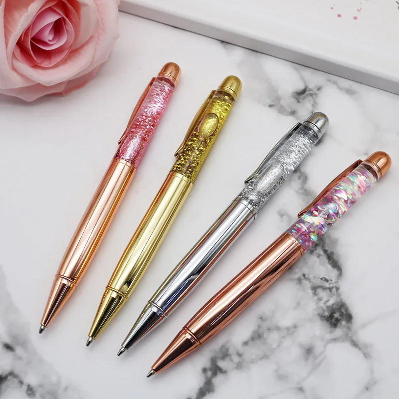 

Crystal Diamond Ballpoint Pen Writing Signature Pen Office Stationery Gift Metal Ballpoint Pens