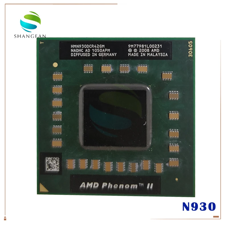 Процессор AMD Phenom N930 HMN930DCR42GM 2 0 ГГц/2 м разъем S1 638 pin PGA компьютерный процессор|cpu