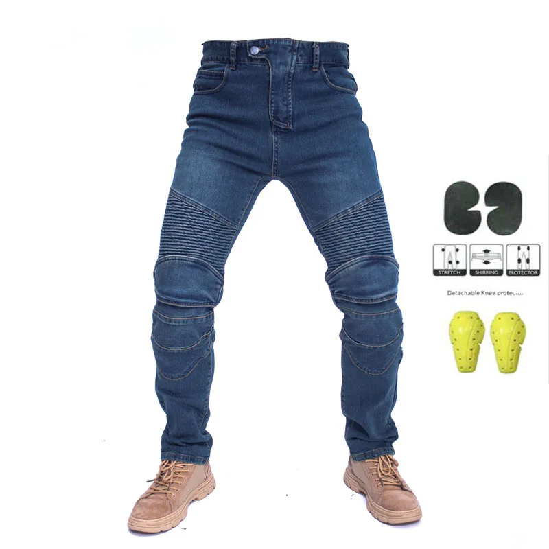 По 4-м временам года Komine MOTORPOOL джинсы для активного отдыха Ботинки в байкерском