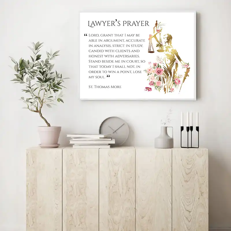 Lawyer Prayer Print Law Wall Art Picture Canvas Painting Attorney Poster Lawyer Office Wall Decor Graduation Law Student Gifts Painting Calligraphy Aliexpress
