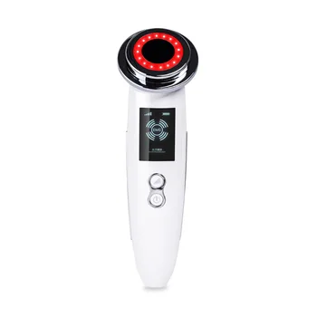 

Ultrasonic induction device temperature and color light skin cleansing device multi-function facial vibration massage cleaner be