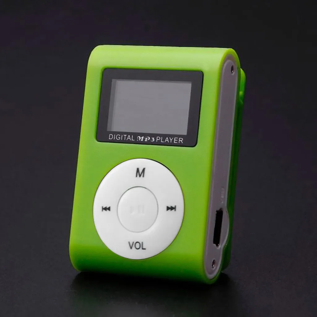 Дропшиппинг Мини USB Клип MP3 плеер ЖК-экран Поддержка 32 ГБ Micro SD TF карта Стабильная производительность дропшиппинг USB#1123