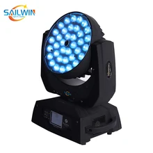 Sailwin сценический светильник 36x15 Вт 5в1 RGBWALED движущаяся головка ZOOM Wash светильник Disco L светильник ing для клубных мероприятий
