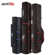 120 см нейлоновая Рыболовная Сумка для отдыха на открытом воздухе, многофункциональная рыболовная удочка, сумка для хранения приманки, сумка для хранения рыболовных снастей, держатель XA141G