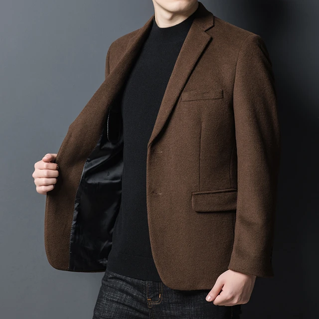 wool blazer men